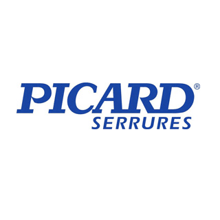 Porte bindée à Lyon logo picard serrure