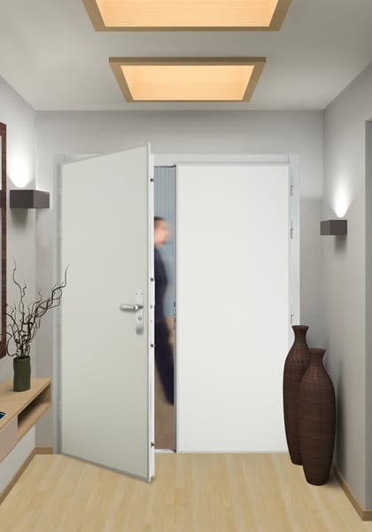 Porte bindée à Lyon porte picard diamant double vantaux